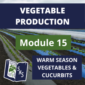 Vegetable Production - Warm Season Vegetables & Cucurbits